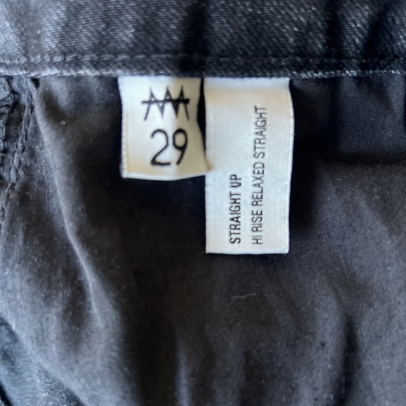 ZGY DISTRESSED FADED HIGH RISE JEANS - Picture 8 of 8